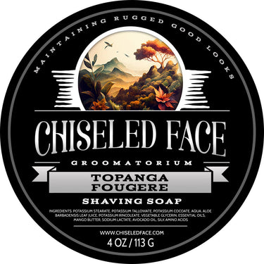 Topanga Fougère - Shaving Soap - Chiseled Face